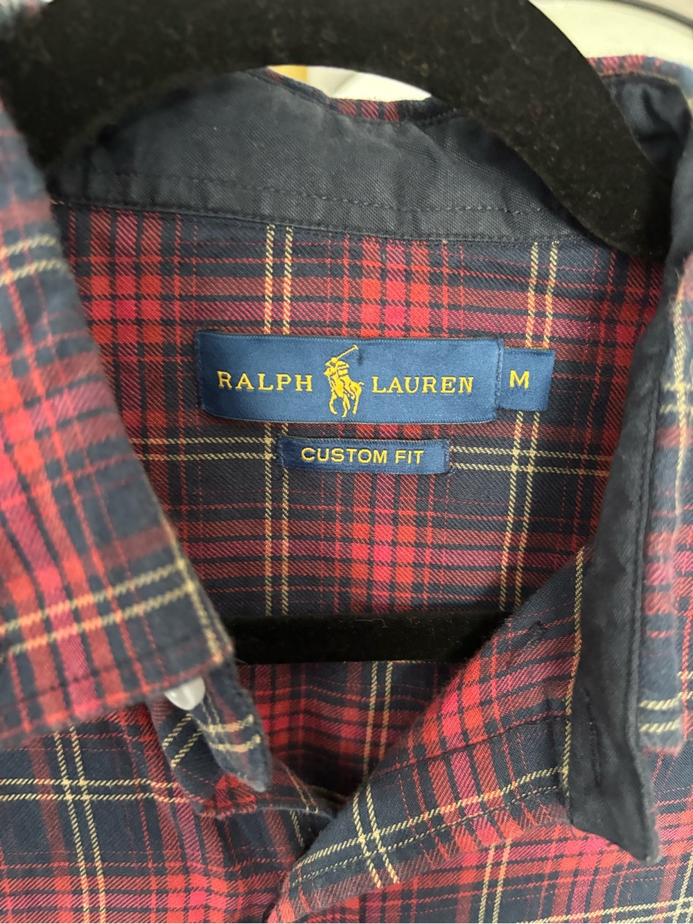 Ralph Lauren Plaid button - Picture 4 of 5